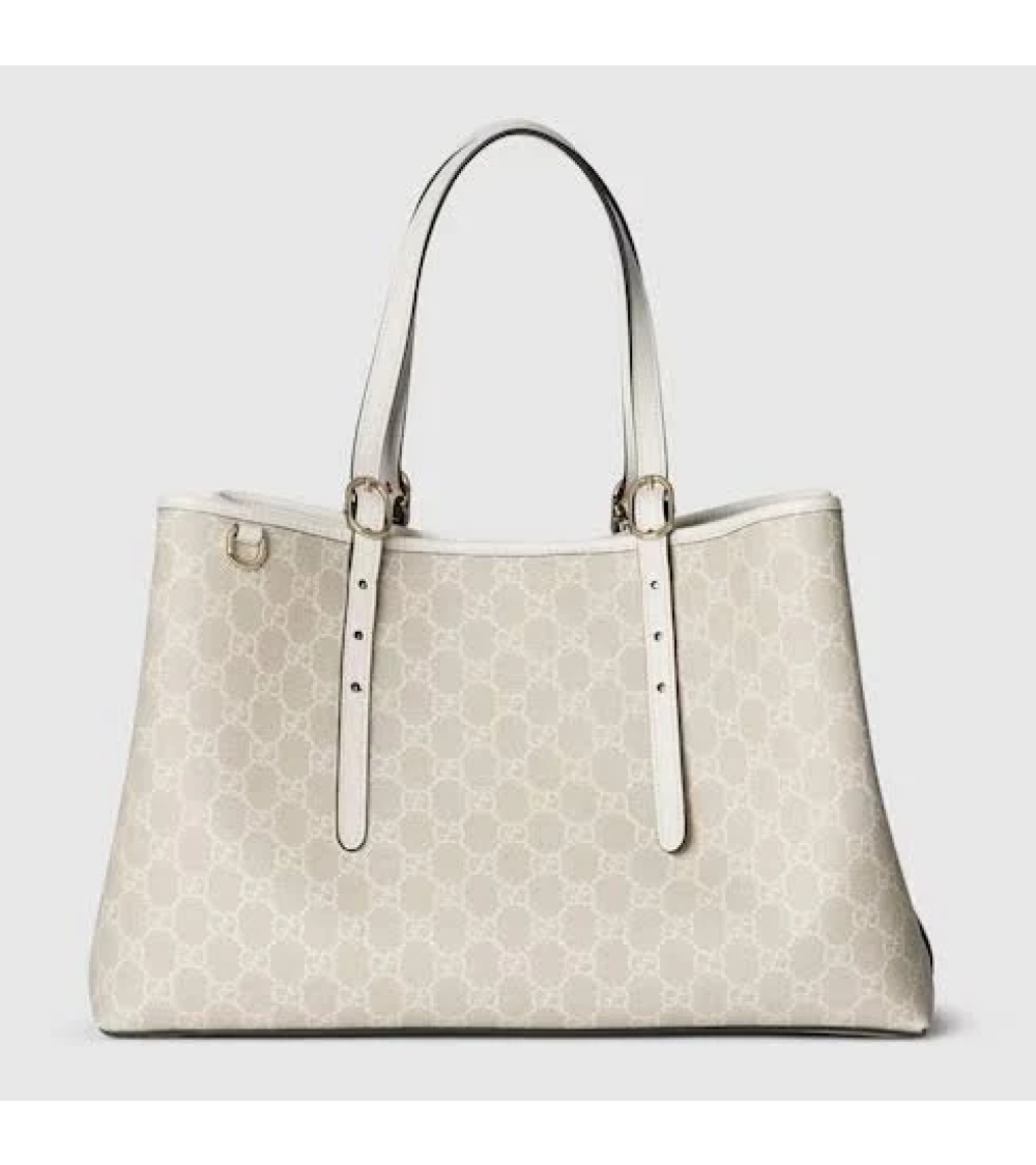 GUCCI GG Emblem Large Tote Bag