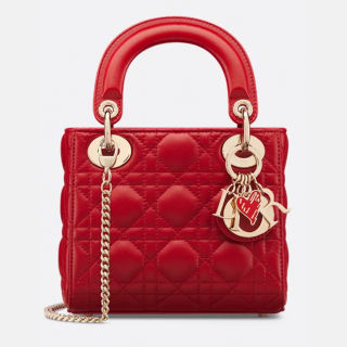 Dioramour Mini Lady Dior Bag