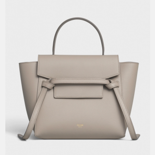 Nano Belt bag in grained calfskin