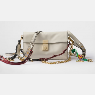 Prada Soft Sound small leather shoulder bag with charms