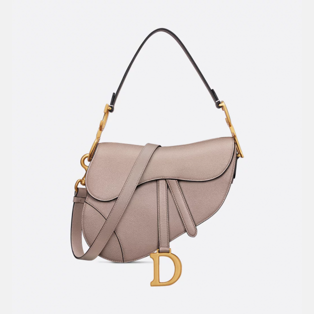 Warm Taupe Grained Calfskin