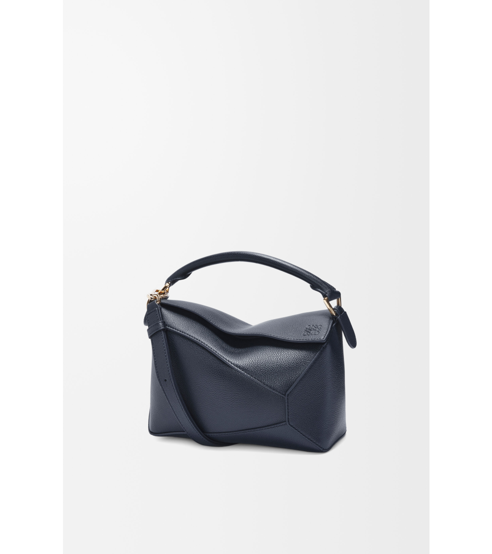 Small Puzzle Edge bag in soft grained calfskin
