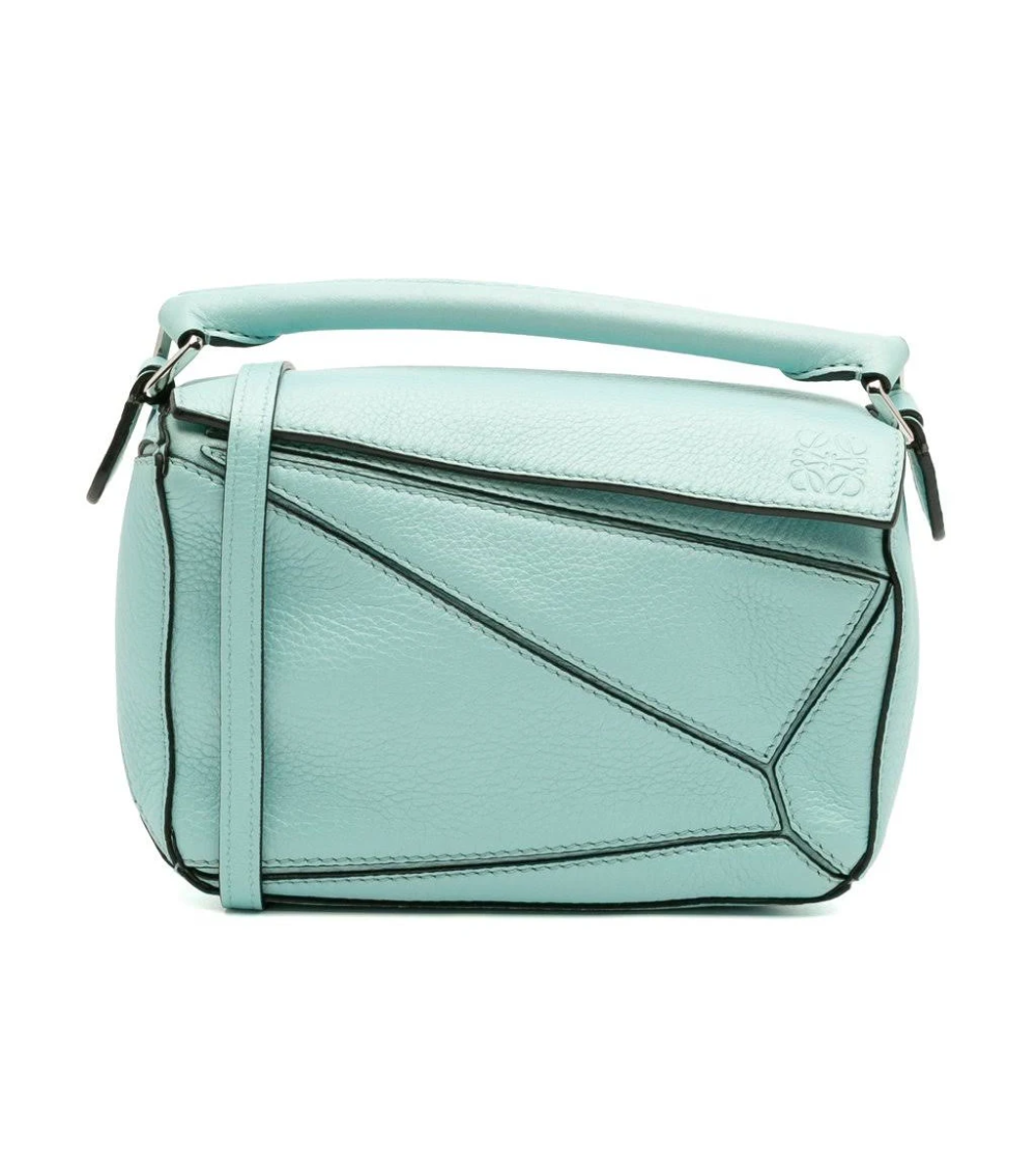 Small Puzzle Edge bag in soft grained calfskin