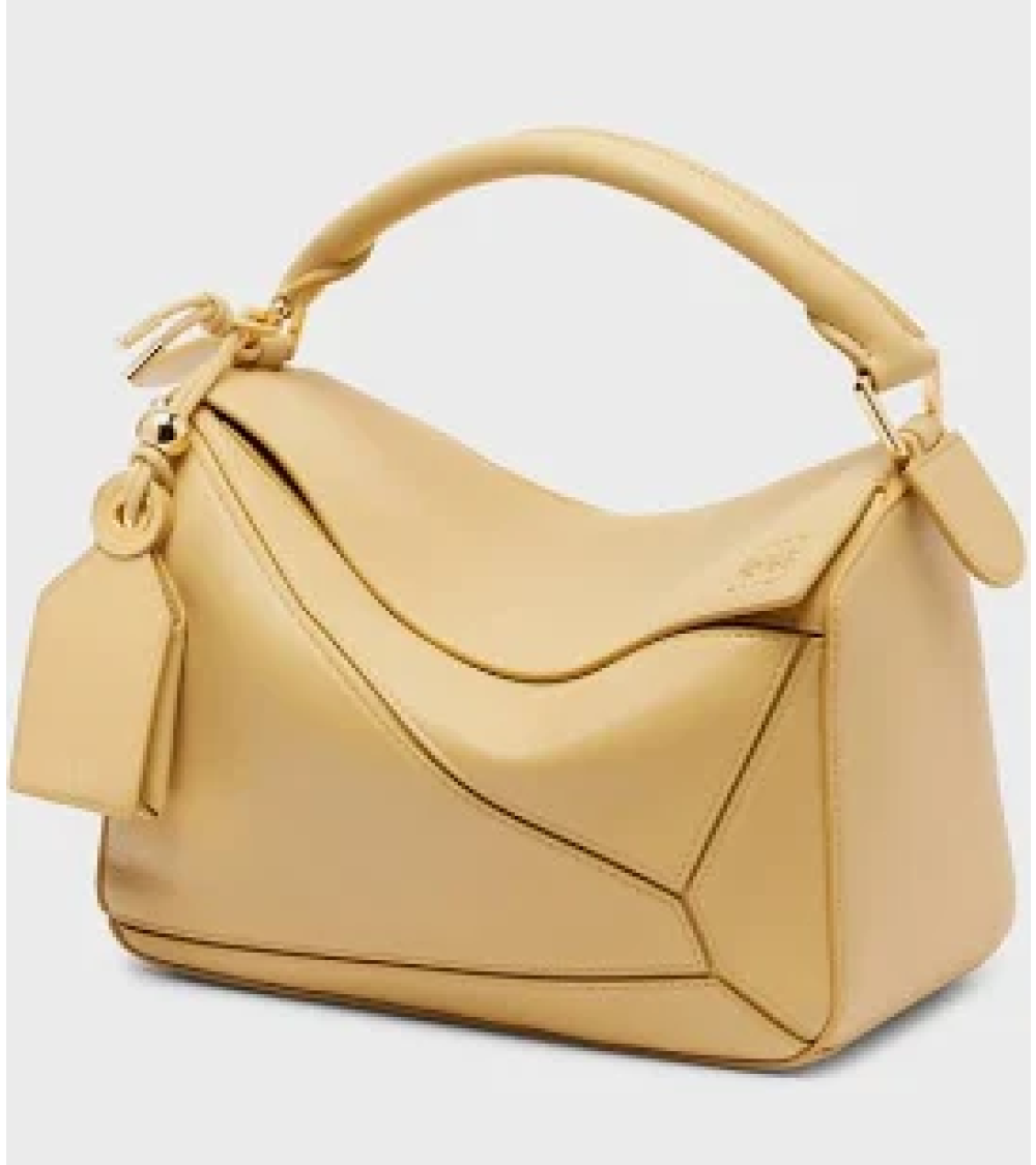 Small Puzzle Edge bag in soft grained calfskin